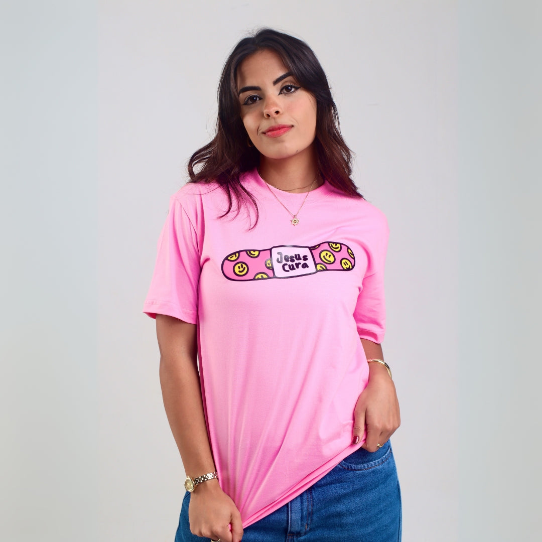 Camiseta Evangélica - Jesus Cura